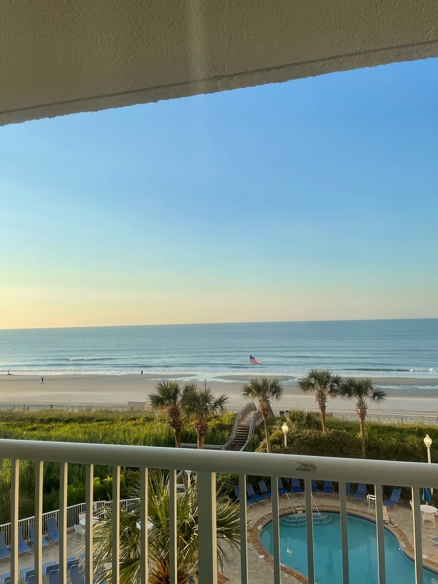 Photo of Myrtle Beach from a balcony